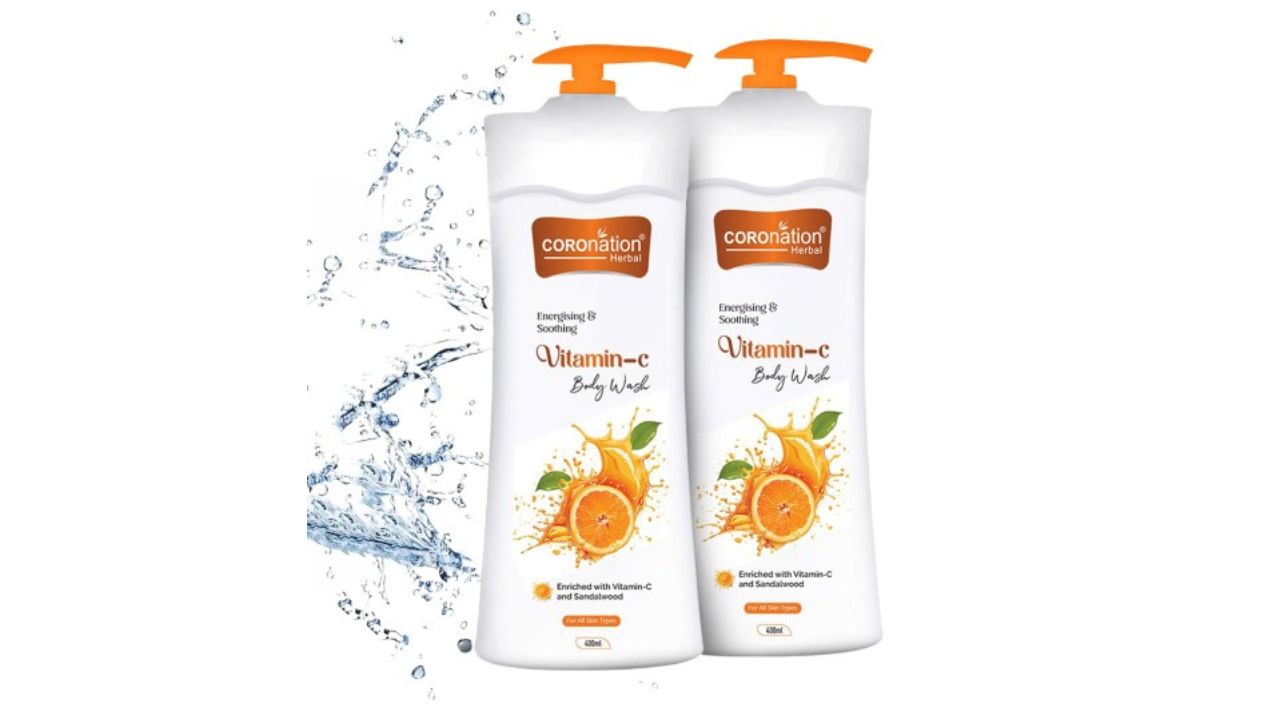 COROnation Herbal Set Of 2 Vitamin C Body Wash With Vitamin E For Hydration - 400 ml Each