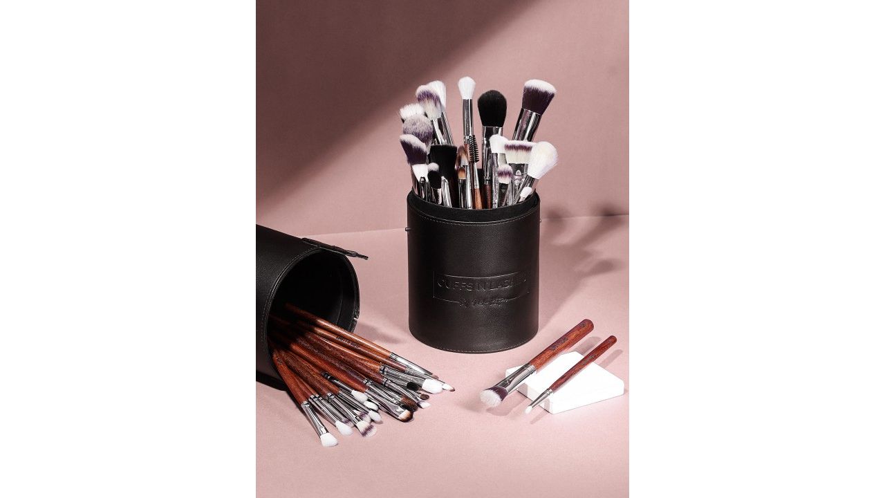 CUFFS N LASHES 44Pcs Makeup Brush Set with Box