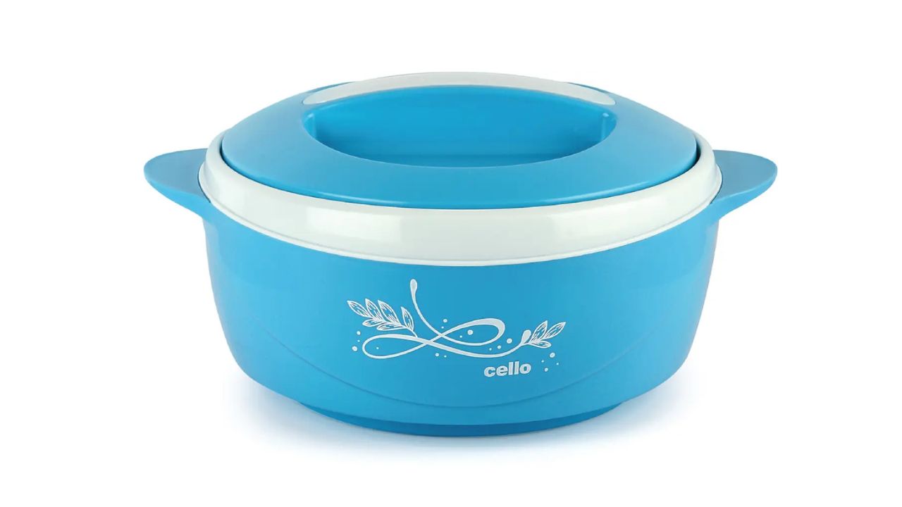 Cello Sapphire | Insulated Inner Steel Casserole | BPA Free | Food Grade