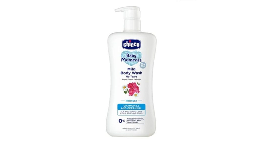 Chicco Baby Moments Mild Body Wash With No Tears & Soap Free