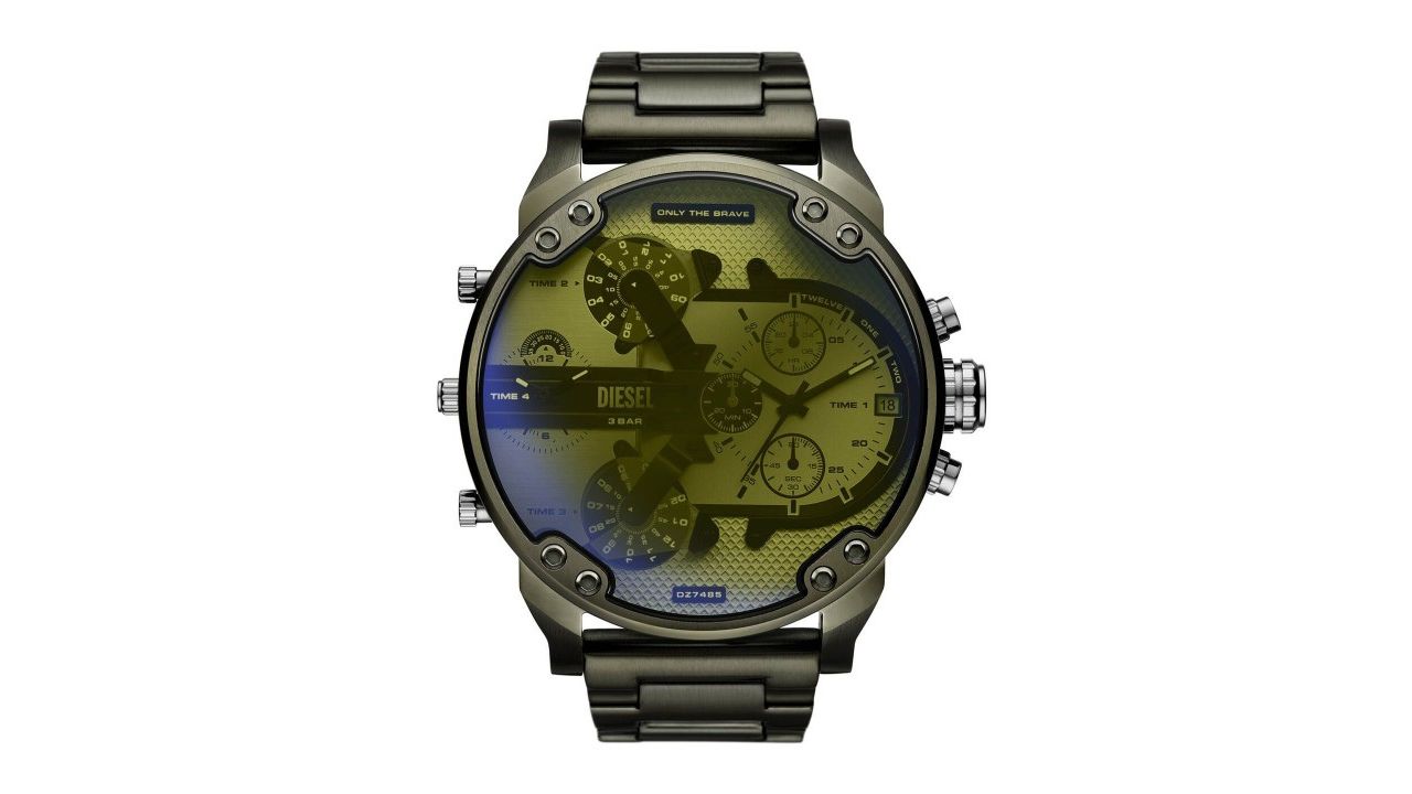 DIESEL Men Dial & Stainless Steel Straps Analogue Watch AK_DZ7485