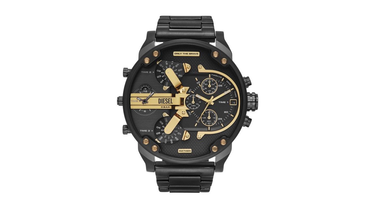 DIESEL Men Mr. Daddy Bracelet Style Analogue Chronograph Watch DZ7484