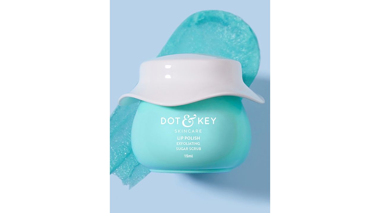 DOT & KEY Mint Lip Polish Exfoliating Sugar Scrub