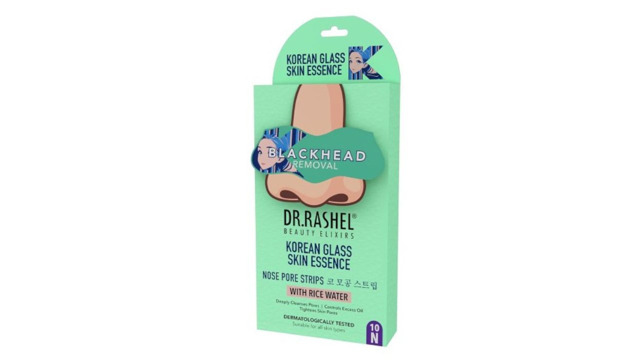 DR.RASHEL Korean Glass Skin Essence Nose Pore Strip - 10 Strips