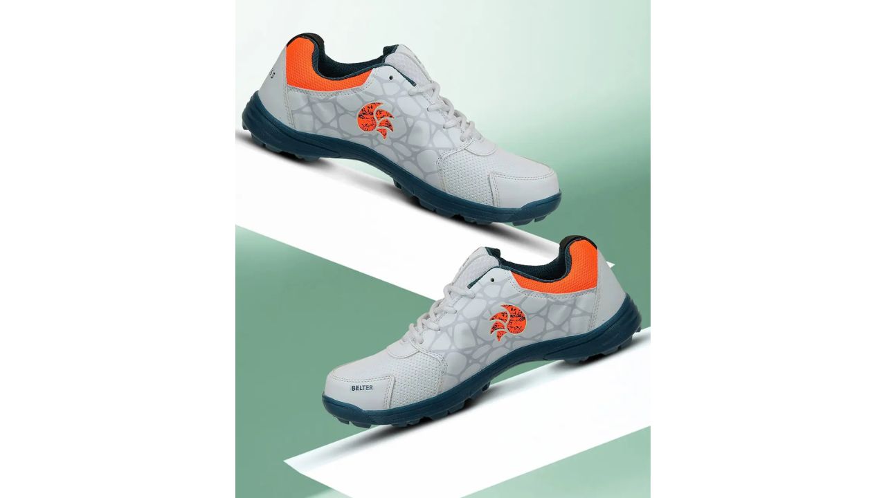 DSC Belter Polyurethane Teal Blue UK-8 Cricket Shoes For Men