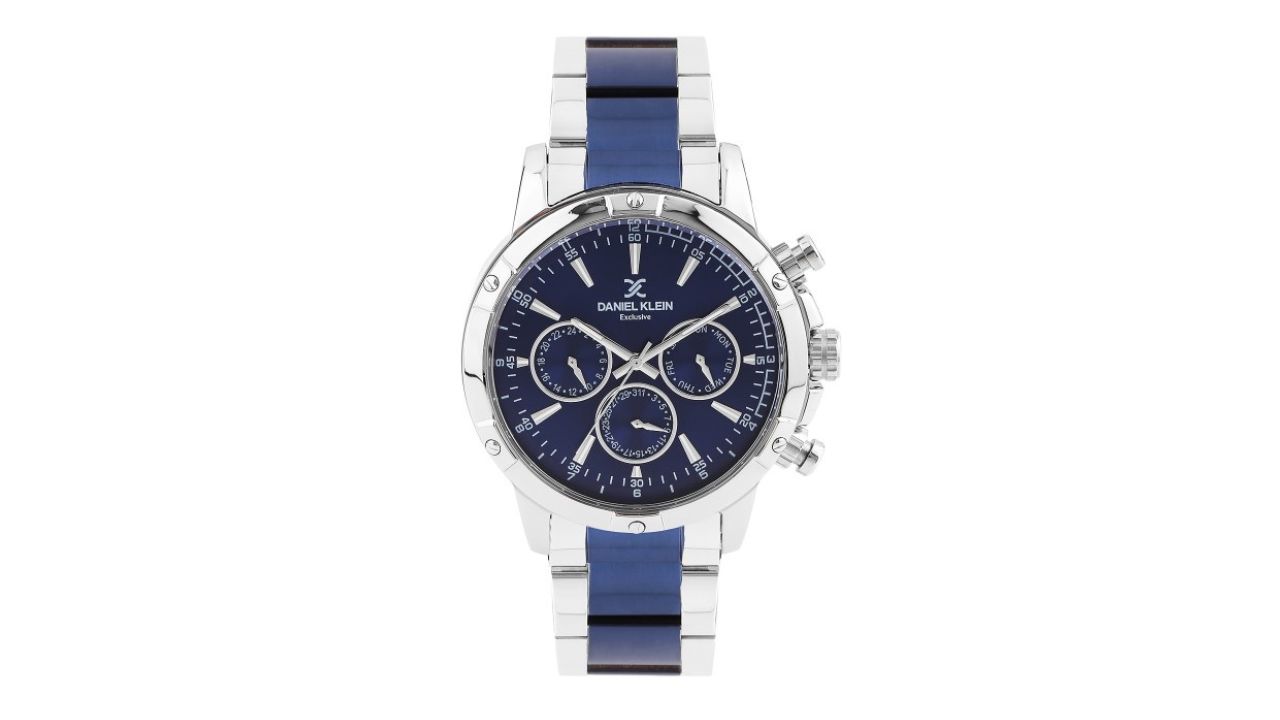 Daniel Klein Exclusive Men Navy Dial Watch DK10927-3