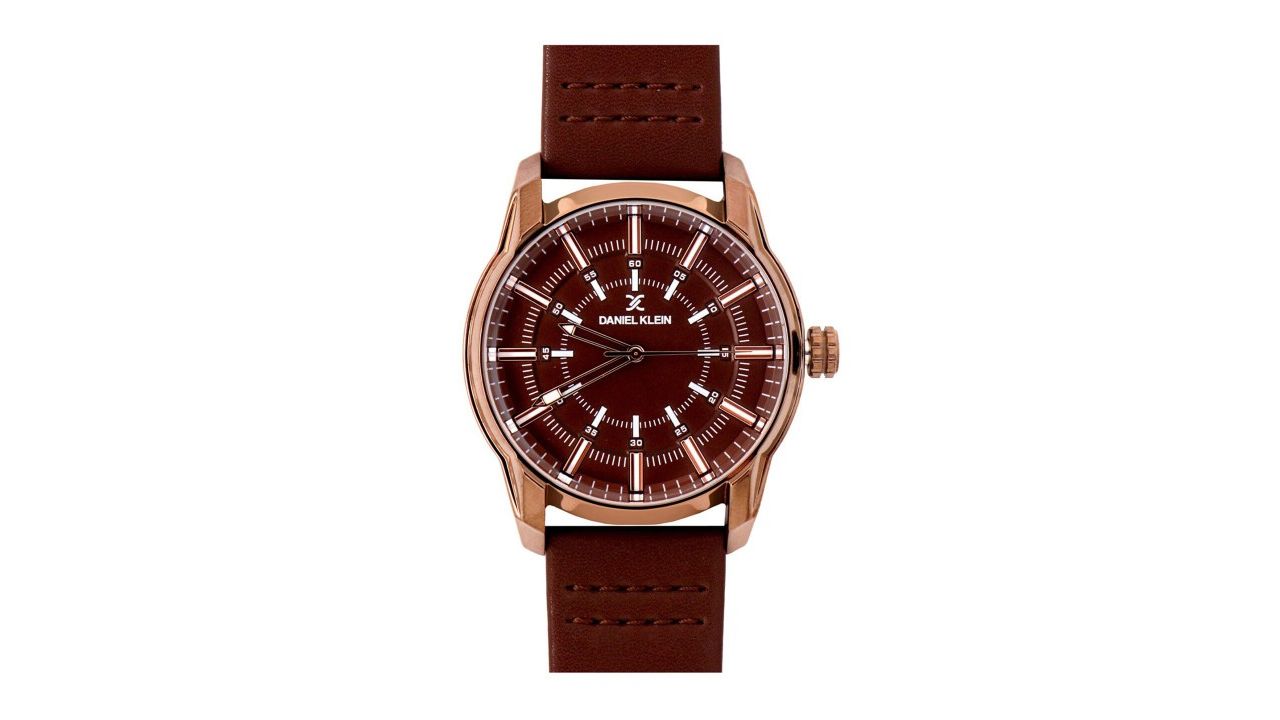 Daniel Klein Leather Bracelet Style Straps Analogue Watch DK11599-44