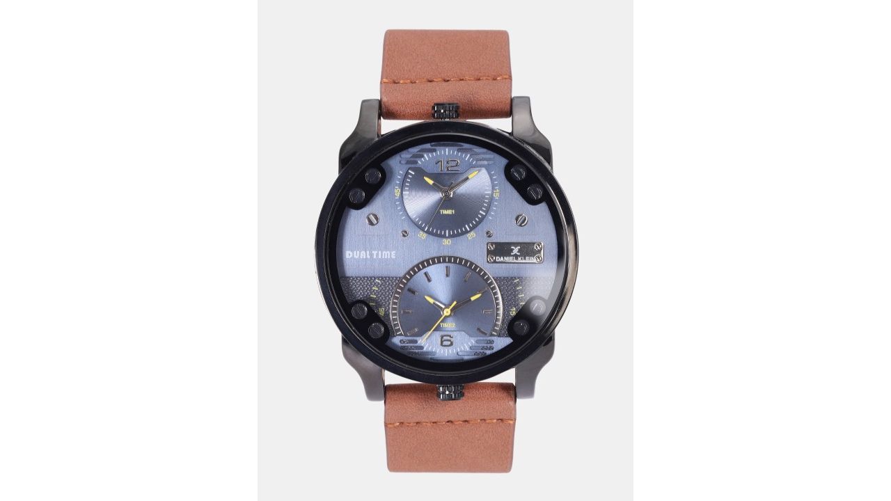 Daniel Klein Men Blue Dual Time Analogue Watch DK11125-5