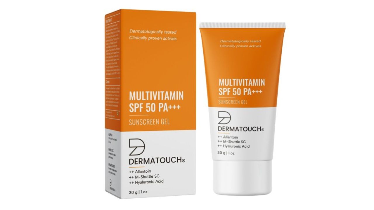 Dermatouch Multivitamin SPF 50 PA+++ Sunscreen Gel - 30 gm