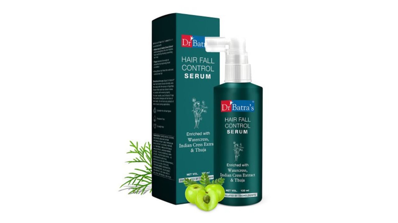 Dr Batras Hair Fall Control Serum Enriched With Watercress & Indian Cress Extract