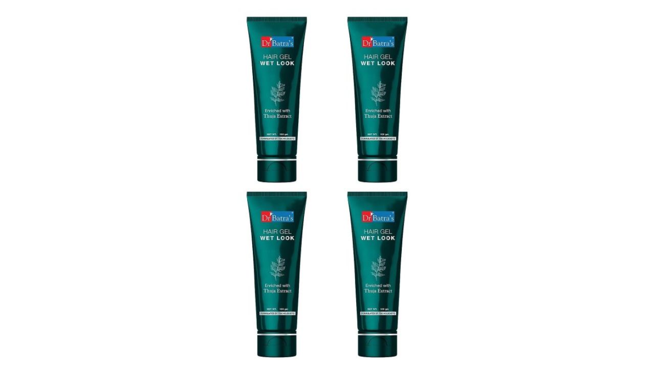 Dr Batras Set Of 4 Wet Look Hair Gel Enriched With Thuja Extract