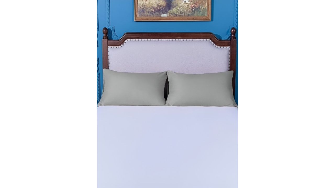 EDENWALD Grey 2 Pieces Rectangular Waterproof Pillow Protector