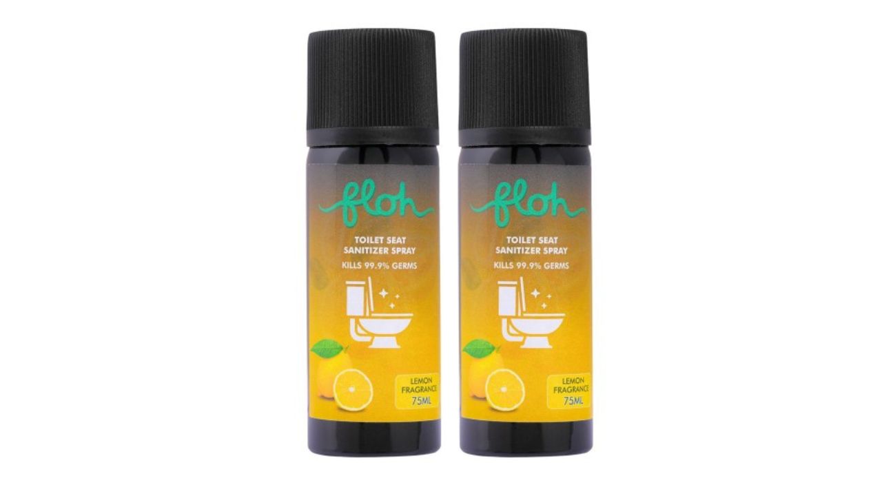 FLOH Set Of 2 Toilet Seat Sanitizer Spray