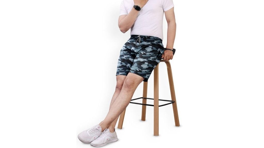 FTX Men Camouflage Printed Mid-Rise Loose Fit Shorts