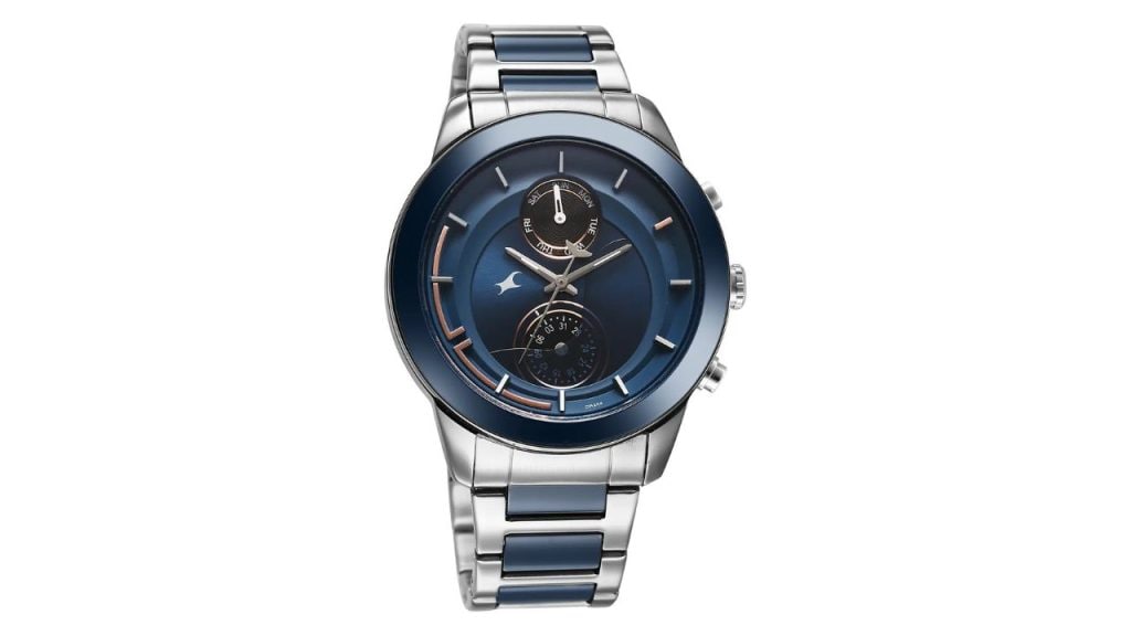 Fastrack Oceanyx - Ceramic Quartz Blue Round Dial Men's Watch / Analog Watch - For Men 3304KD02