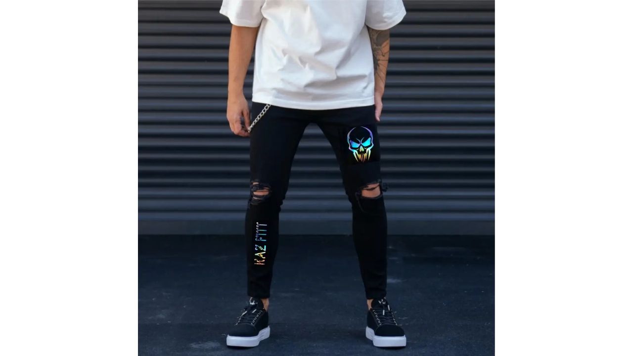 Fitfire Men Skinny High Rise Black Jeans