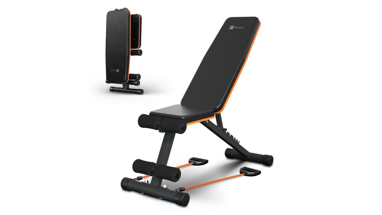 Flexnest Adjustable & Foldable Gym Bench – The Heavy-Duty Workhorse