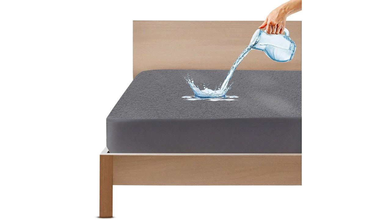 GADDA CO 100% Waterproof Premium Cotton Feel Mattress Protector