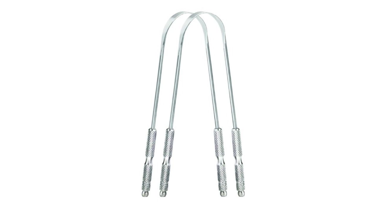 GORGIO PROFESSIONAL Set Of 2 Stainless Steel Tongue Cleaner