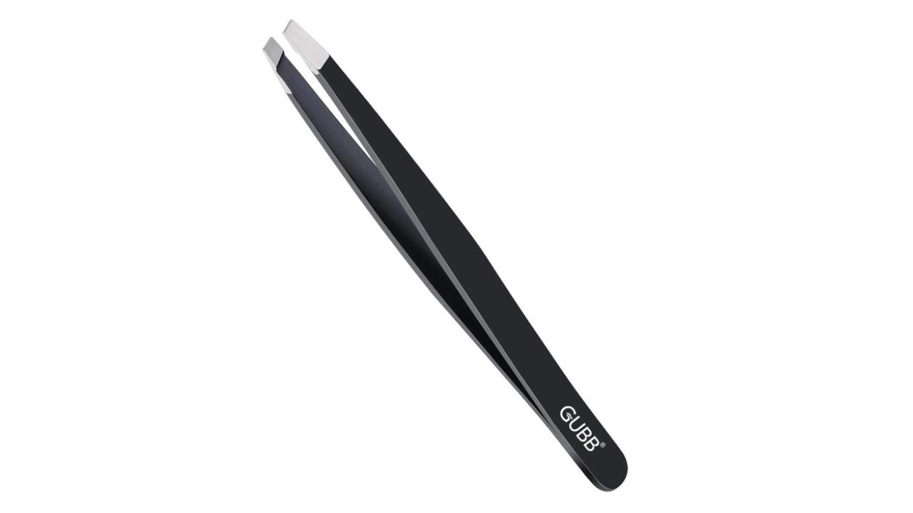 GUBB Metal Slant Tip Tweezer Plucker