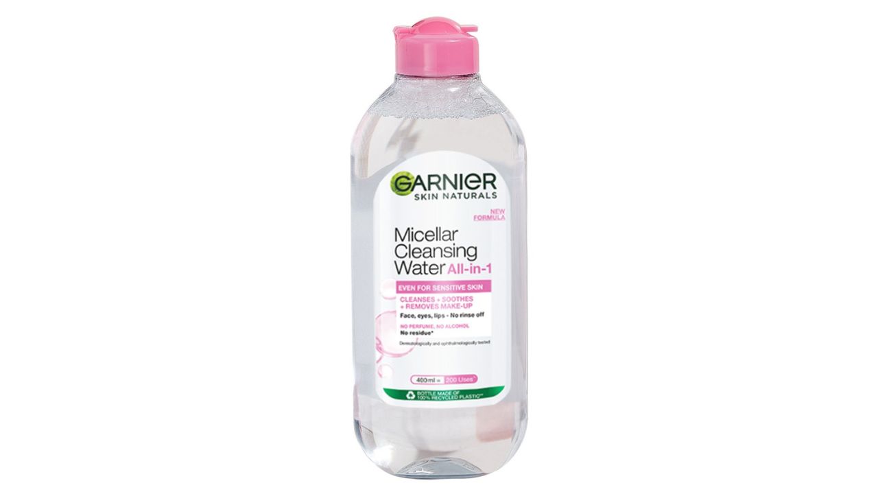 GarnierMicellar Water - Gentle Cleanser For Sensitive Skin, Get 100% Clean Skin - 400ml