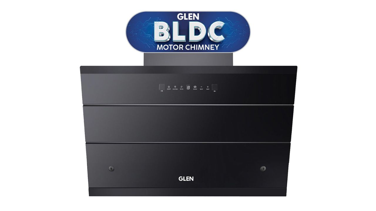 Glen 90 cm 1600 m³/hr BLDC Filterless Thermal Autoclean Kitchen Chimney