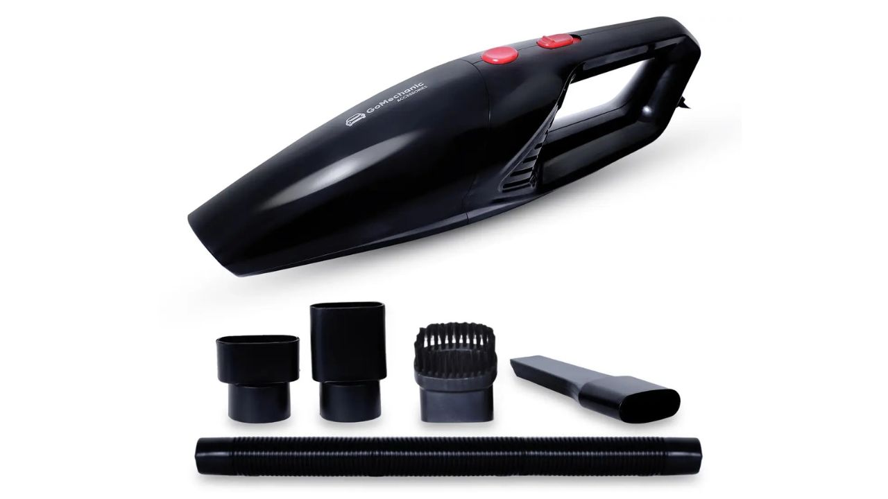 GoMechanic Neutron 4500 Handheld Super Suction Wet/Dry Car Vacuum Cleaner