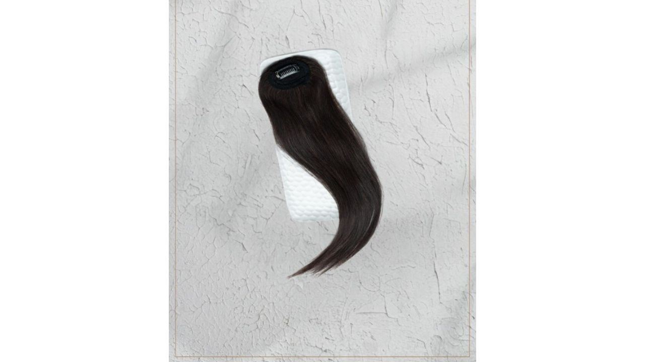 HAIR ORIGINALS Women 100% Natural Human Hair Invisible Patch - Natural Black