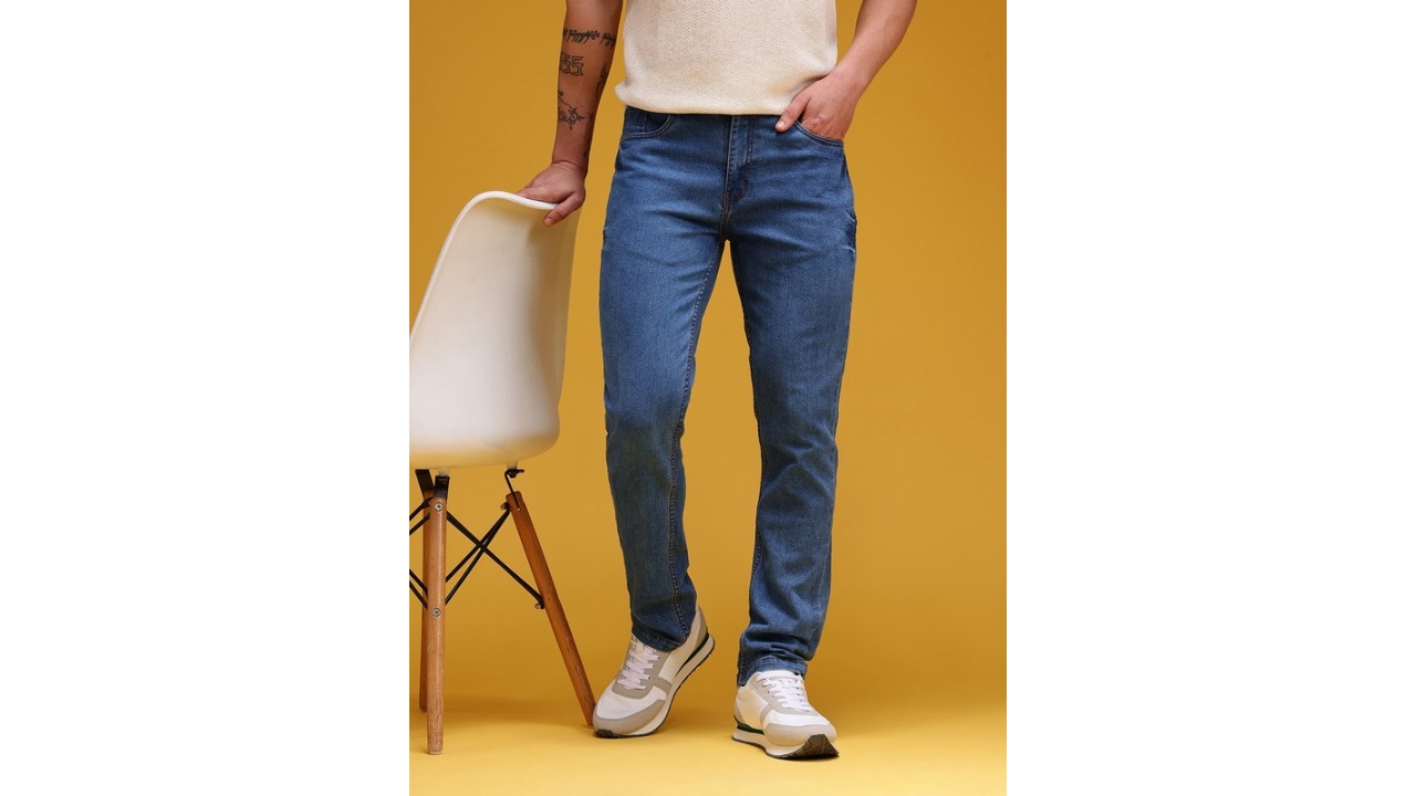 HERE&NOWMen Slim Fit Jeans