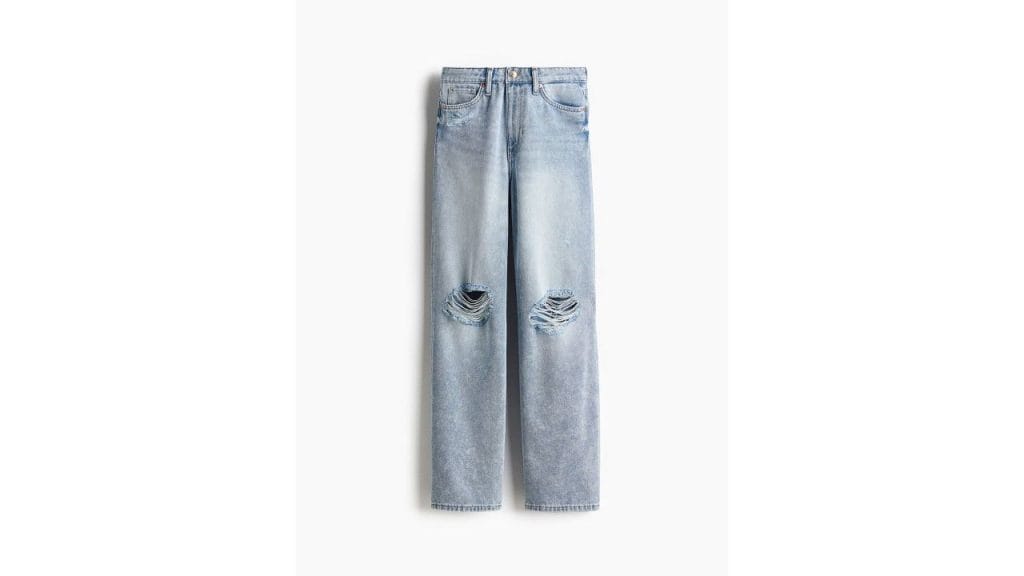 H&M Women Straight High Jeans