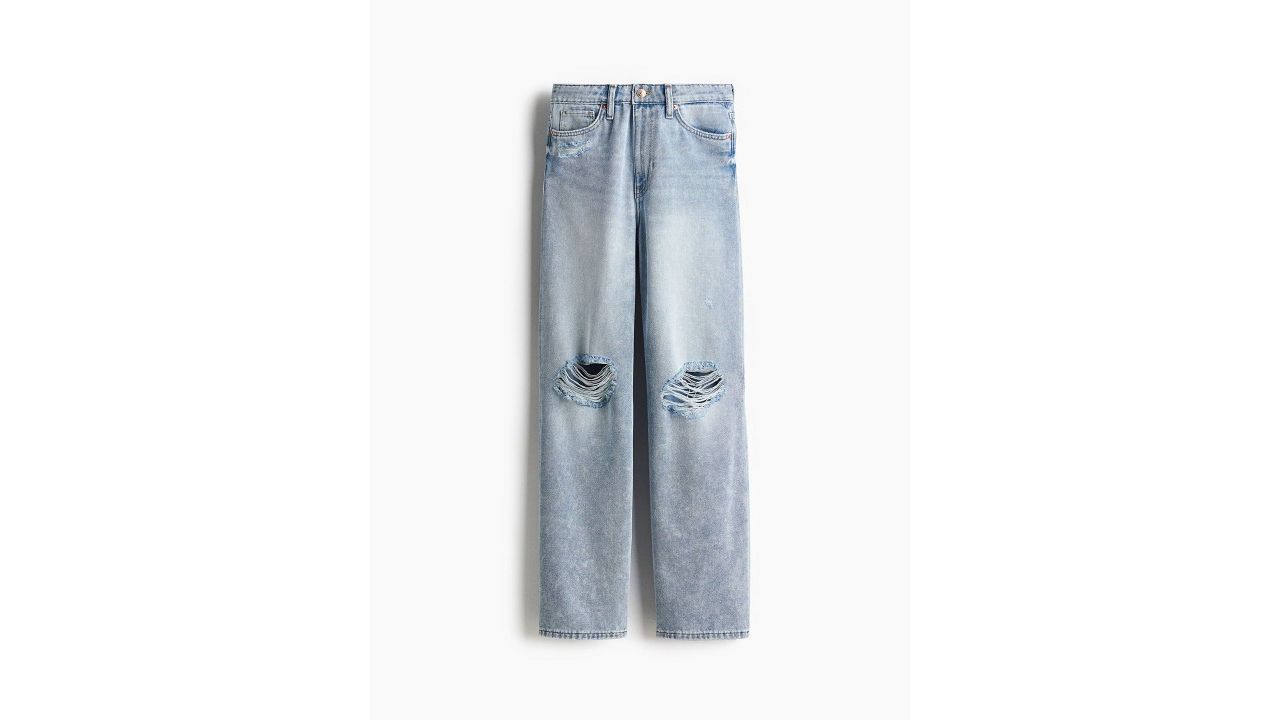H&M Women Straight High Jeans