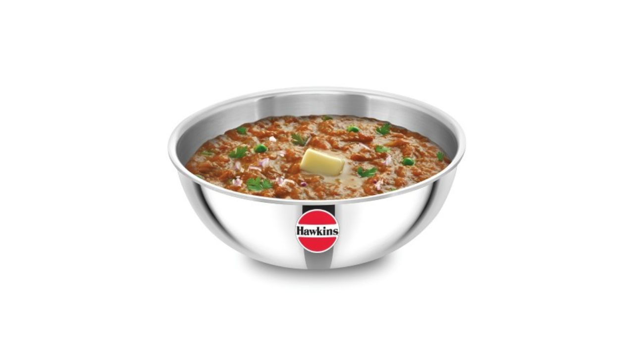 Hawkins Silver-Toned 3L Metro Kadhai SSTA30