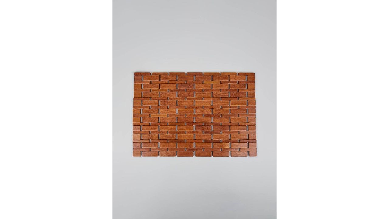 Home Centre Habitat Ebony Brown Rectangular Bamboo Table Placemat