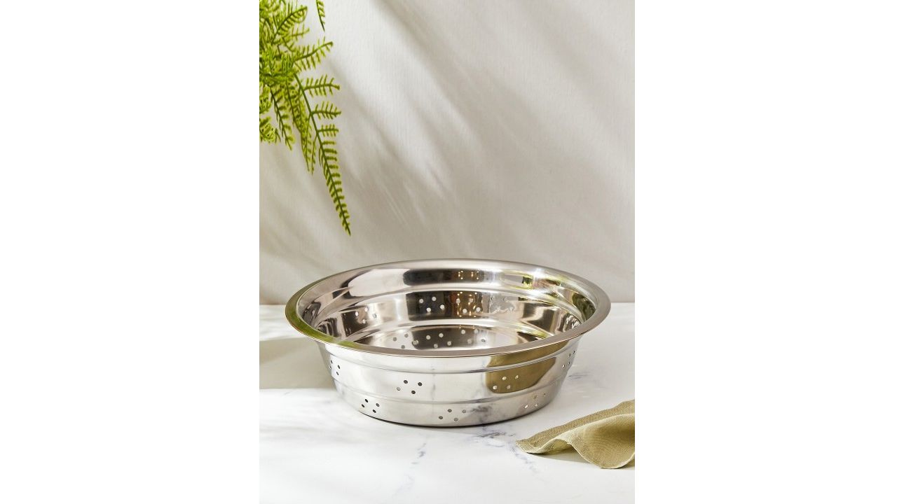 Home Centre Pacific Blithe Stainless Steel Colander
