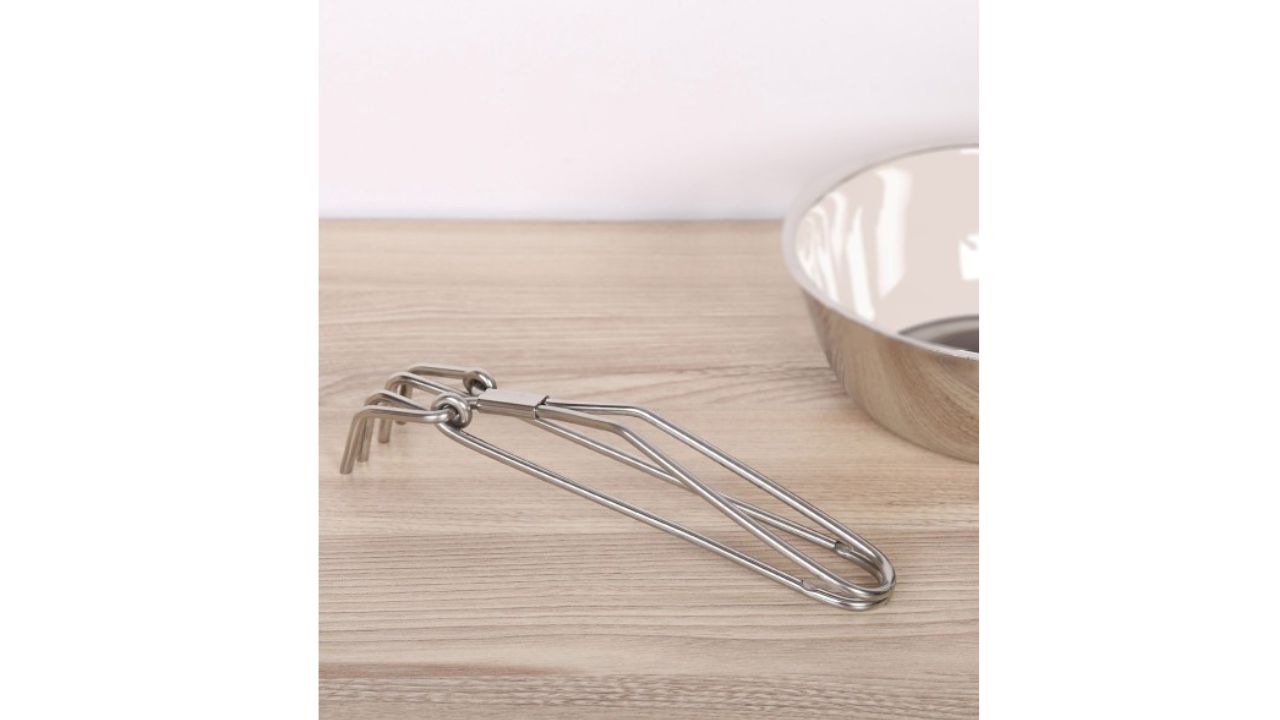 Home Centre Silver Solid Stainless Steel Ferrit Kitchen Holder