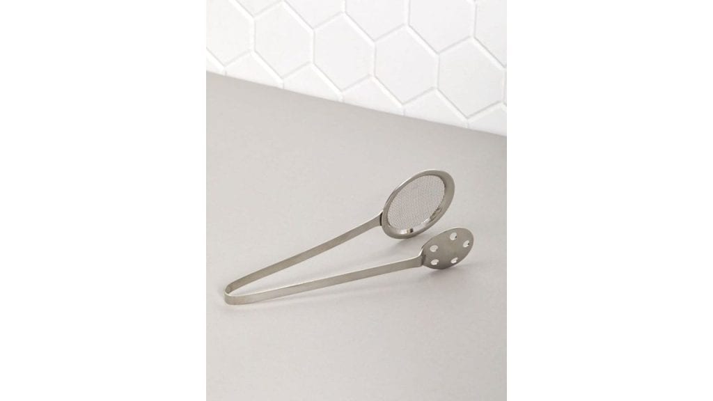 Home Centre Silver-Toned Ferrit-Sivia Stainless Steel Serving Tong