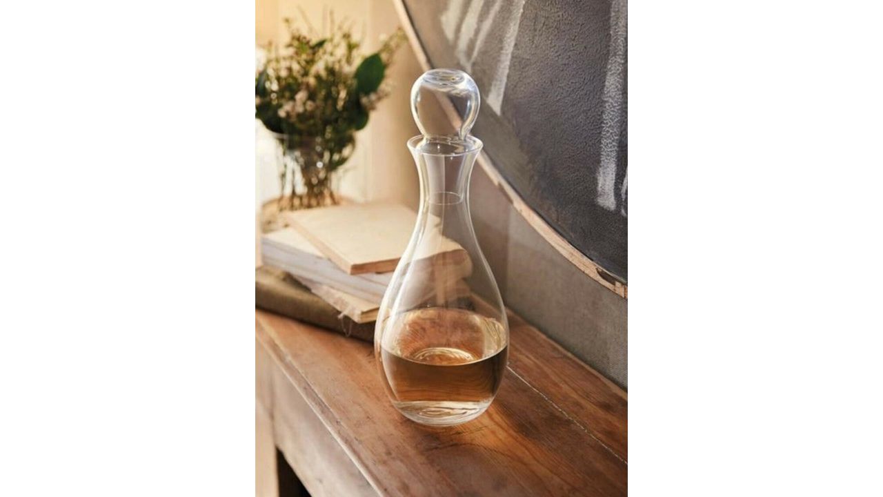 INCRIZMA Transparent Glass Wine Decanter with Stopper 1000 ml