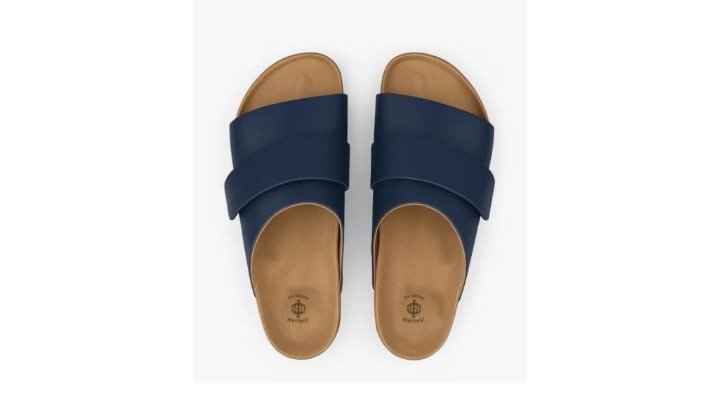 ITALIAN SHOES CO Blue Flip Flops