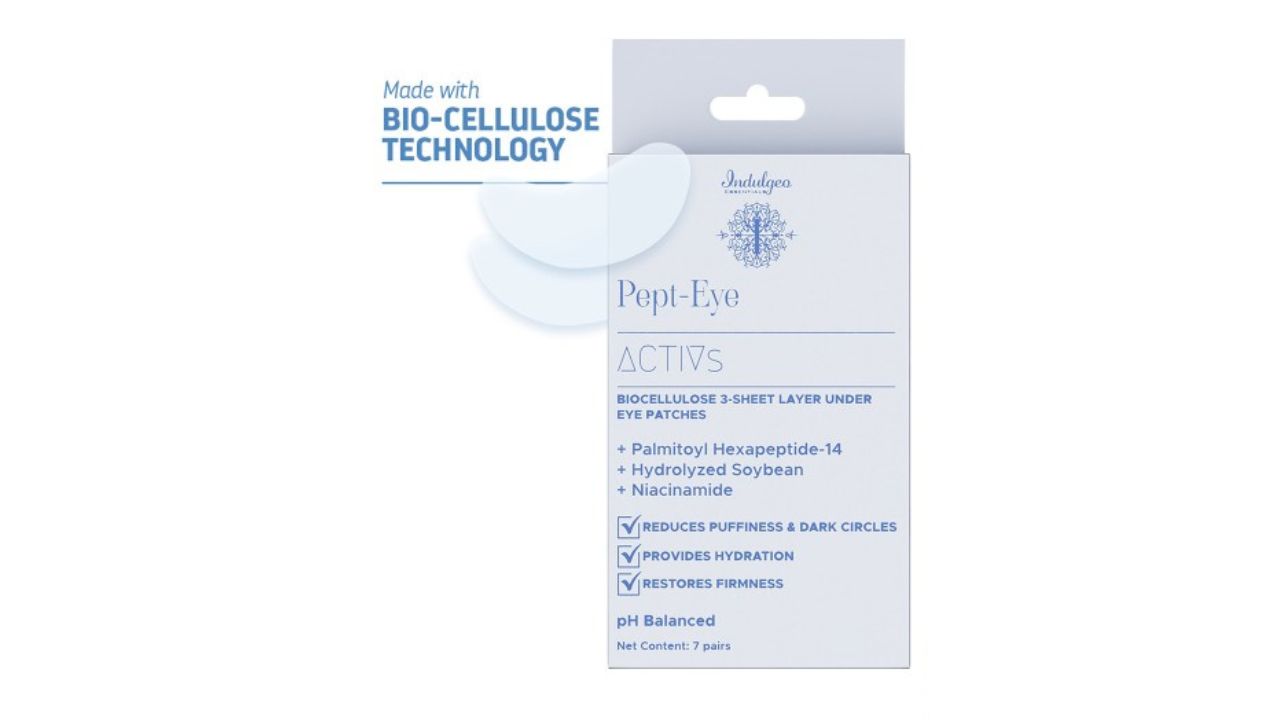 Indulgeo Essentials Pept Eye 3 Sheet Layer Under Eye Patches