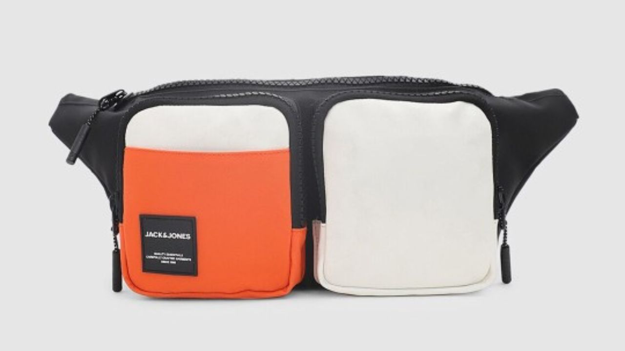 Jack & Jones Colourblocked Crossbody Waist Pouch