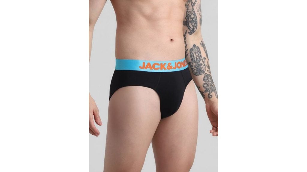 Jack & Jones Pack Of 2 Mid-Rise Basic Briefs