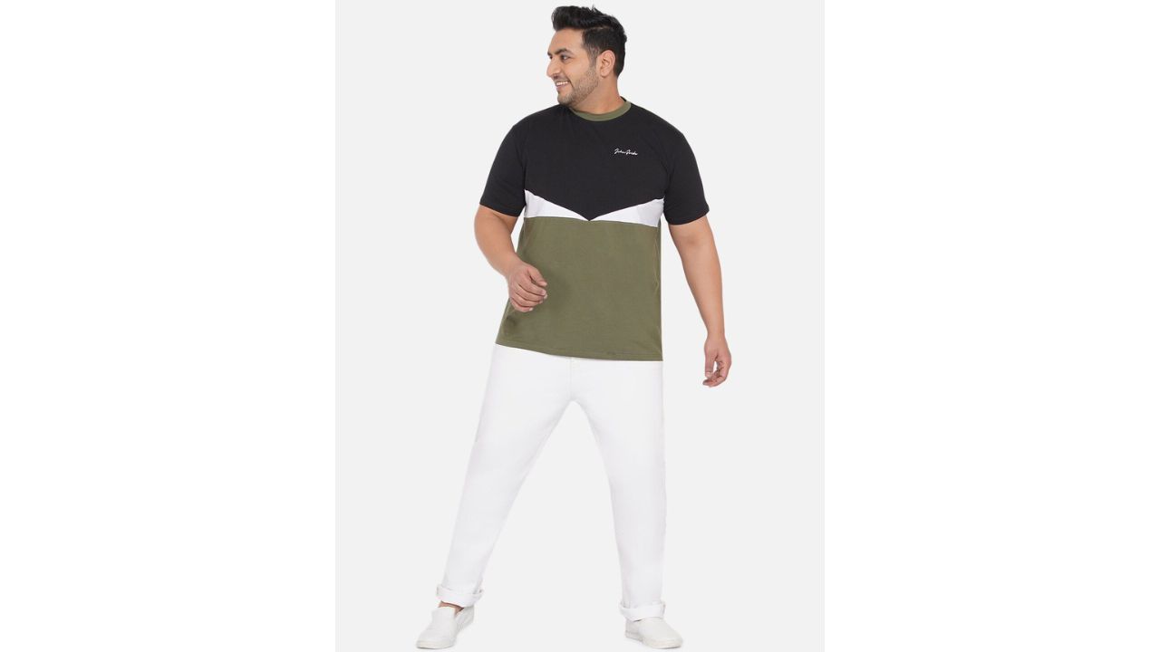 John Pride Plus Size Men White Stretchable Jeans