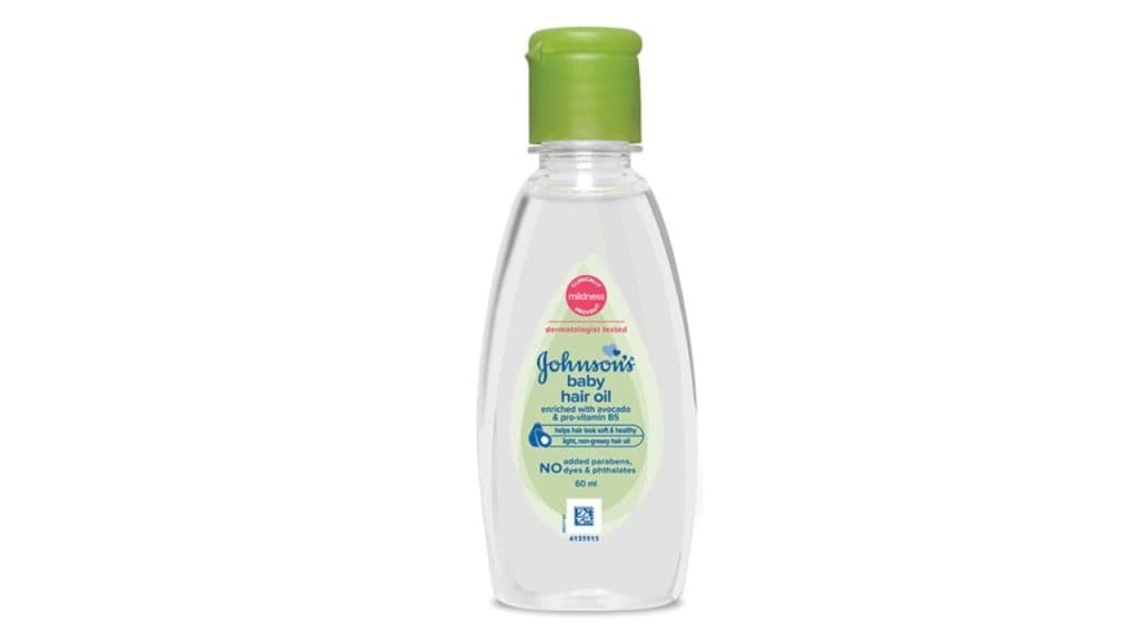 Johnsons Light & Non-Greasy Baby Hair Oil with Avacado & Pro-Vitamin B5 - 60 ml