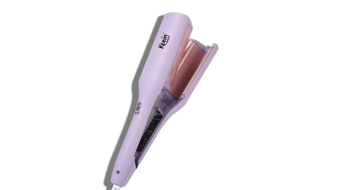 Ktein 2-Barrel Ionic Wavy Hair Curling Iron