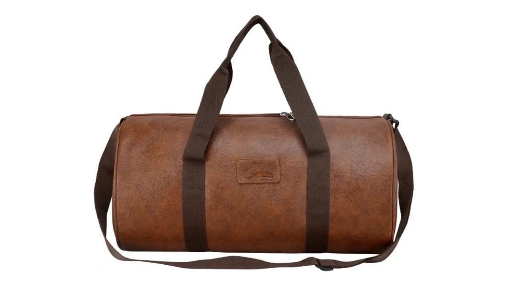 Leather World 26 L Gym Duffel Bag - Leatherete Travel Gym bags for Men and Women