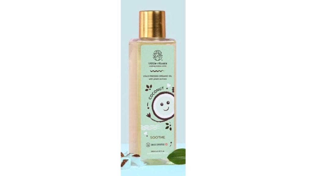 Little Rituals Wood Cold Pressed Organic Coconut Oil with 100% Pure Coconut - 200 ml