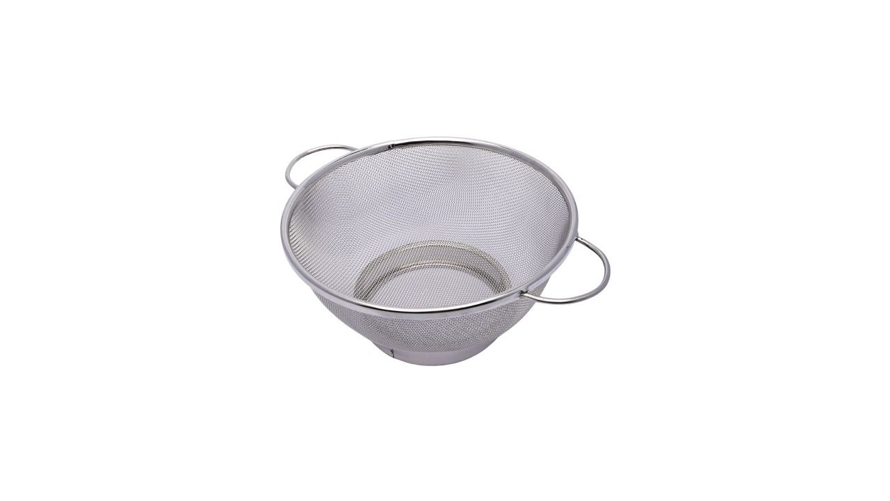 MARKET99 Stainless Steel Colander Precision Pierced Strainer
