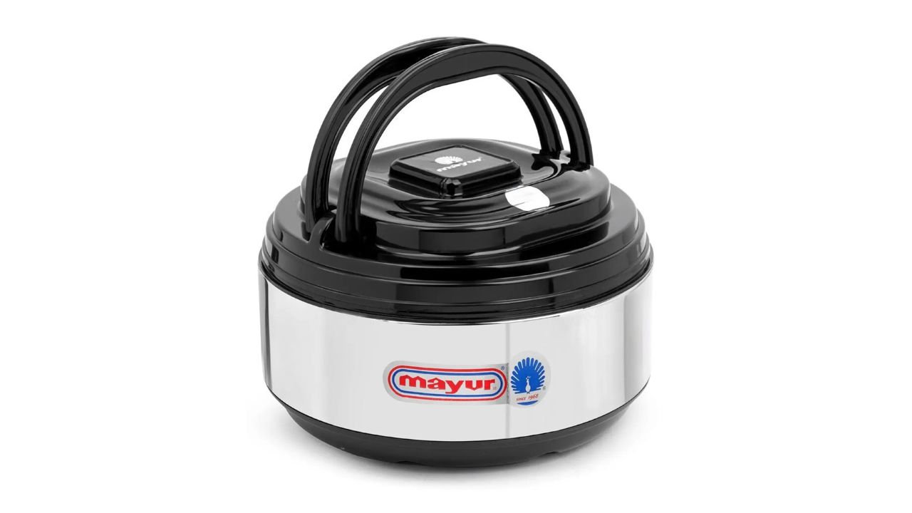 MAYUR CUBE-1800 Stainless Steel Thermosteel Serving Casseroles (1800 ml)