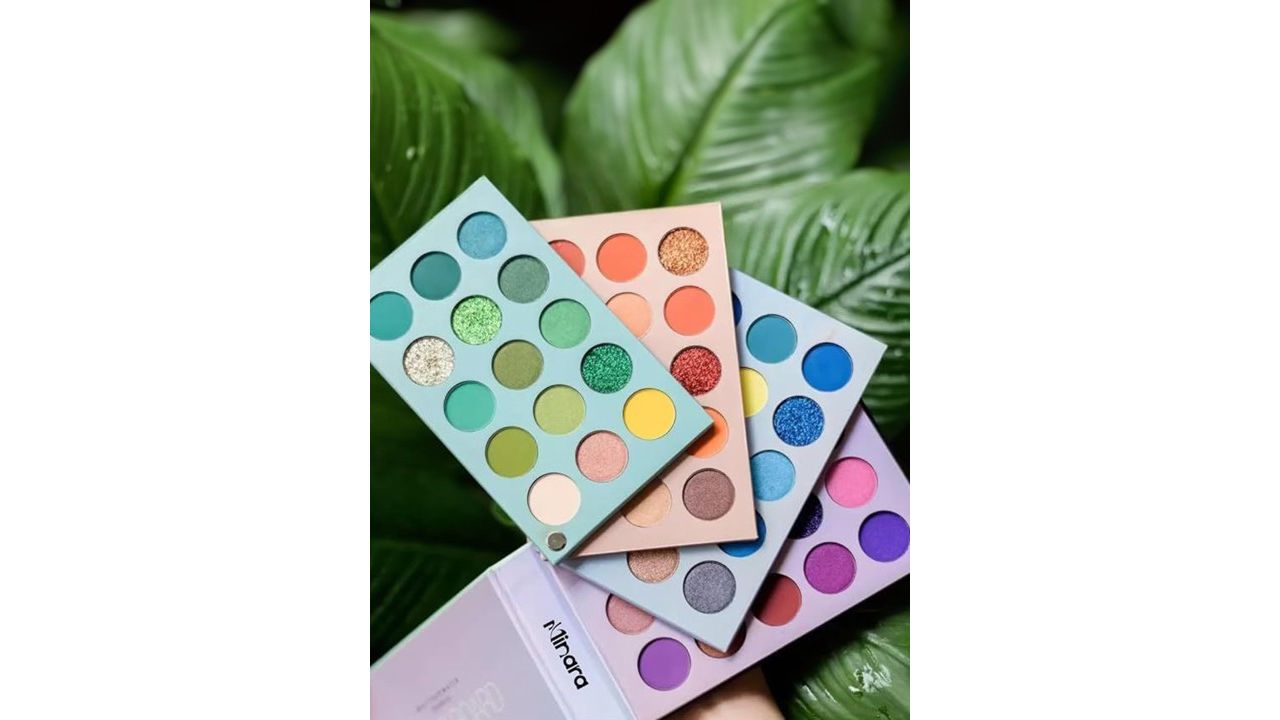 MINARA Matte & Shimmery Pigment Long Lasting Eyeshadow Palette - 60 g