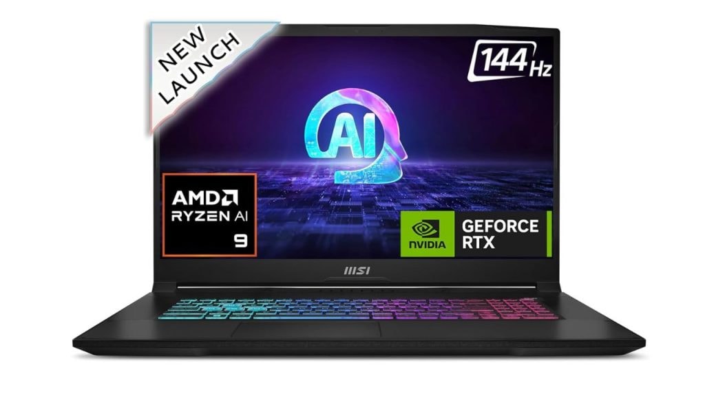 MSI Katana A17 AI, AMD 8th Gen. Ryzen 9 8945HS Gaming Laptop